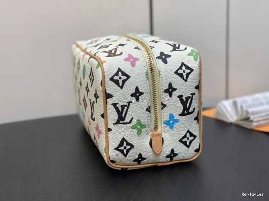 Rep ladies VUITTON LOCKER DOPP KIT bag-23*13*12CM LOUIS 0801